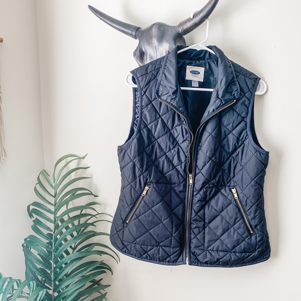 Black Puffer Vest